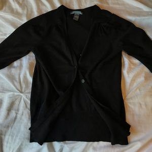 BLACK CARDIGAN SWEATER :)